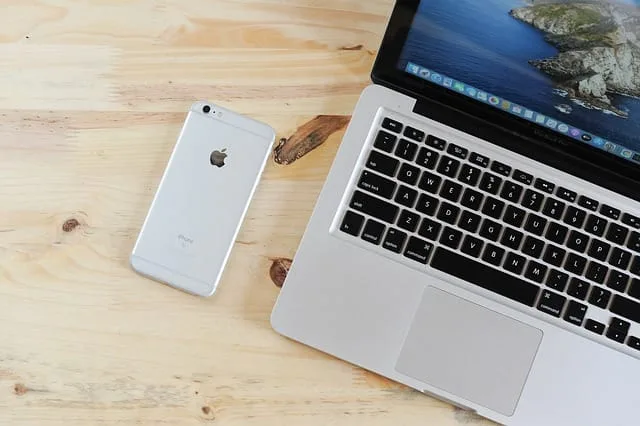 Iphone and Laptop