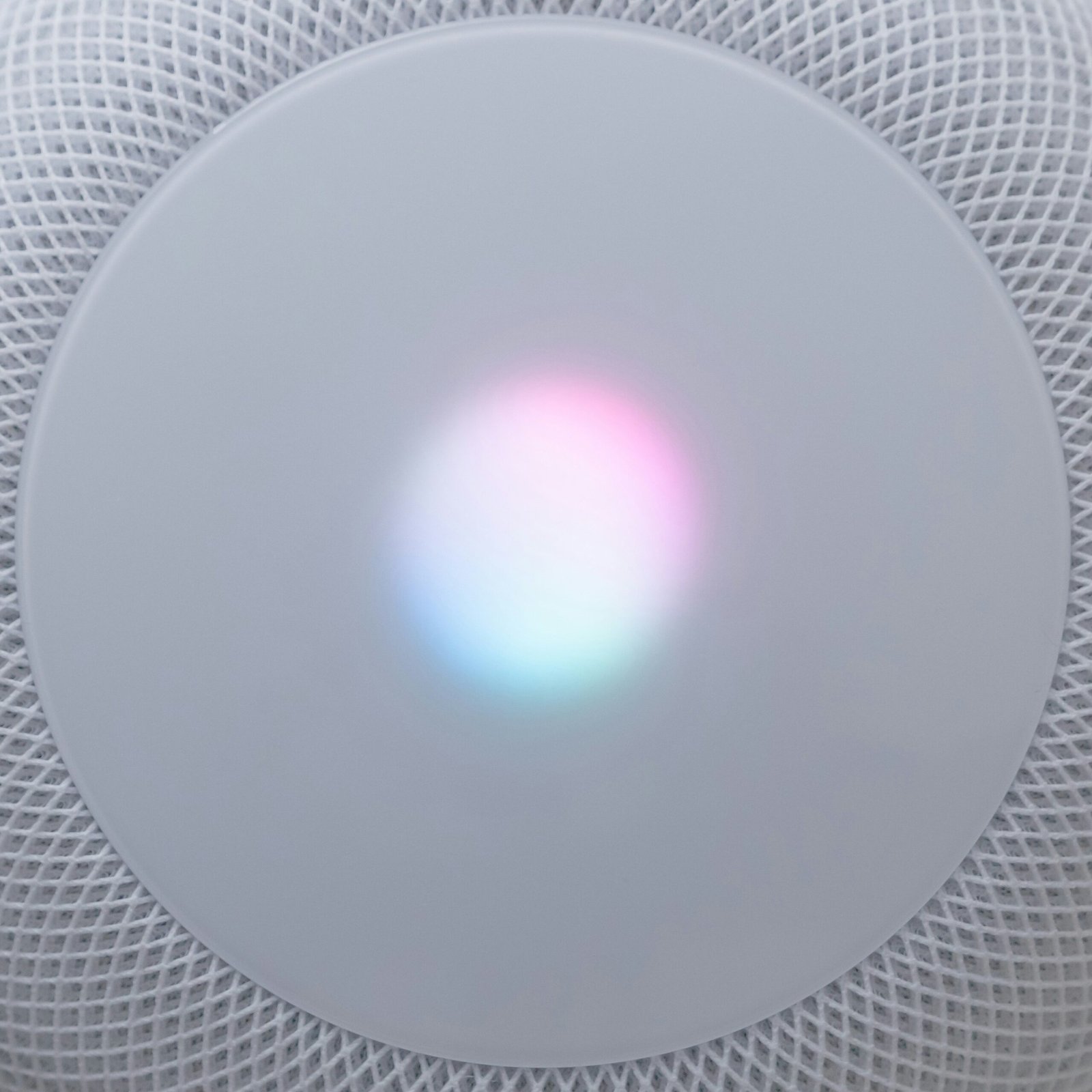 round white light on white textile