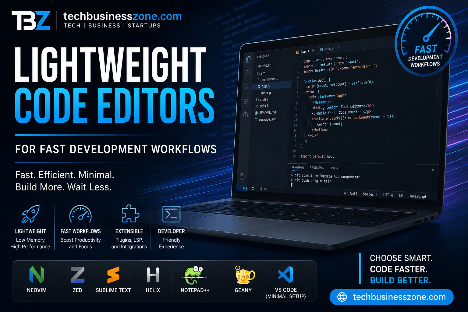 Lightweight Code Editors
