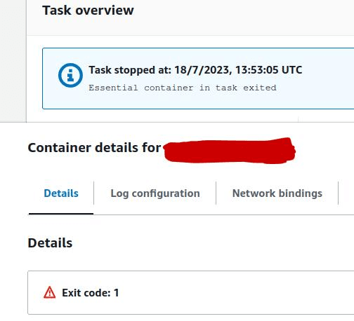 stopped-task diagnosis